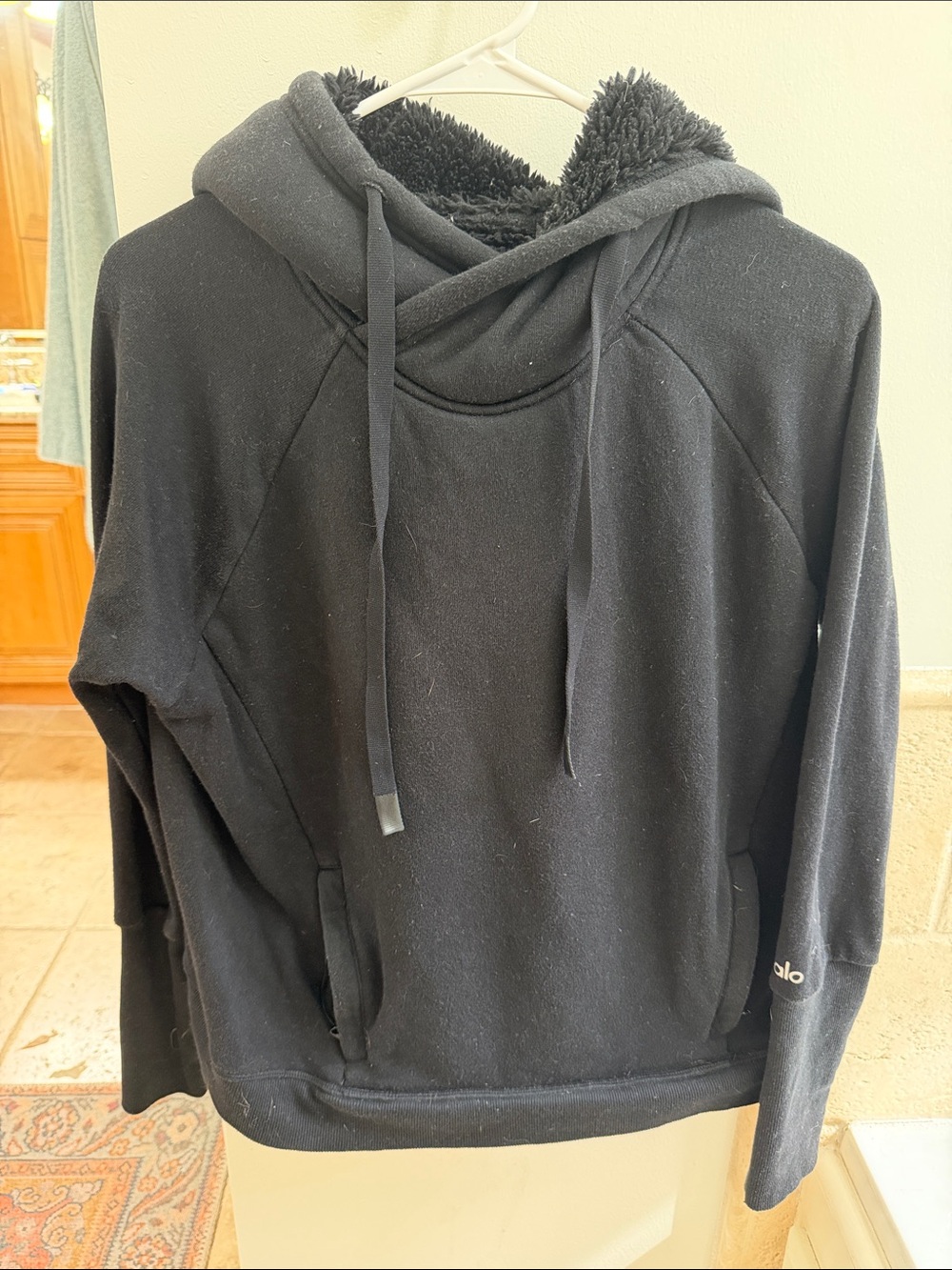 ALO Yoga Frost Shearling-Lined Hoodie